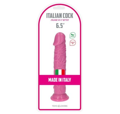 Prosty różowy żylasty penis z przyssawką 16,5 cm Prosty różowy żylasty penis z przyssawką 16,5 cm