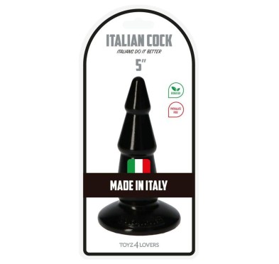 Zatyczka analna korek plug czarny silikonowy 13 cm Zatyczka analna korek plug czarny silikonowy 13 cm