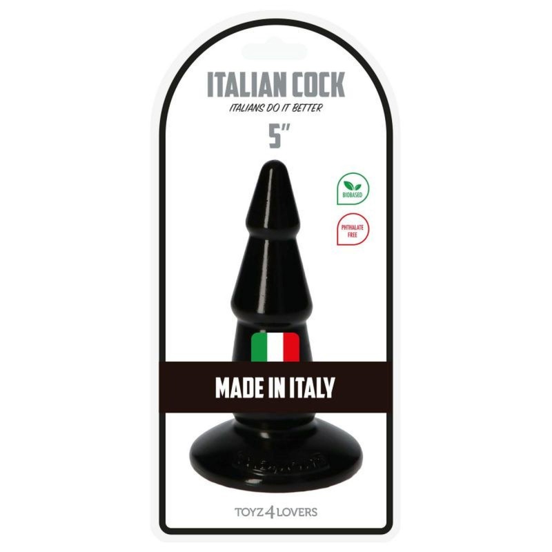 Zatyczka analna korek plug czarny silikonowy 13 cm Zatyczka analna korek plug czarny silikonowy 13 cm