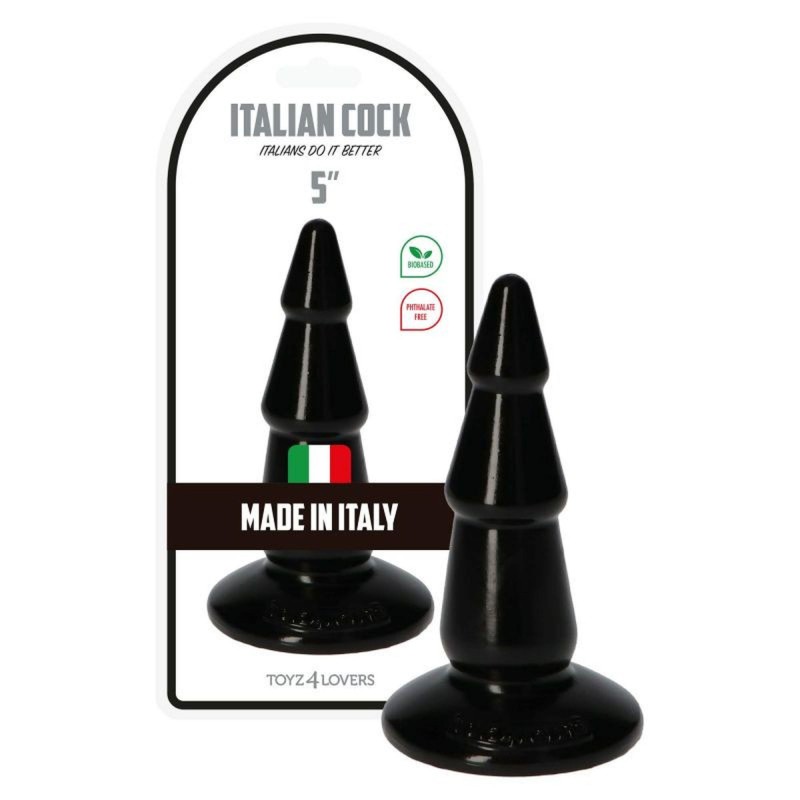 Zatyczka analna korek plug czarny silikonowy 13 cm Zatyczka analna korek plug czarny silikonowy 13 cm