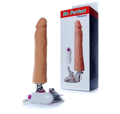 Wibrator z przyssawką pilotem realistyczny 26cm