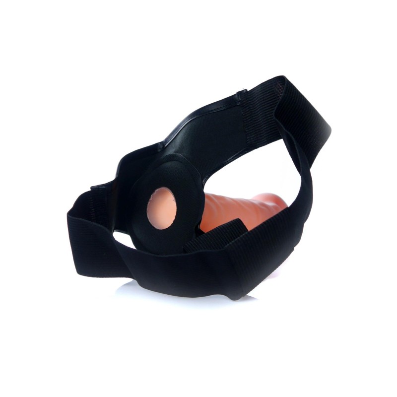 Strapon z cyberskóry dla mężczyzn pusty penis 20cm Strapon z cyberskóry dla mężczyzn pusty penis 20cm