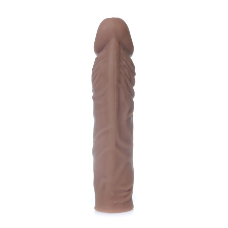 Przedłużająca nakładka na penisa realistyczna +4cm Przedłużająca nakładka na penisa realistyczna +4cm