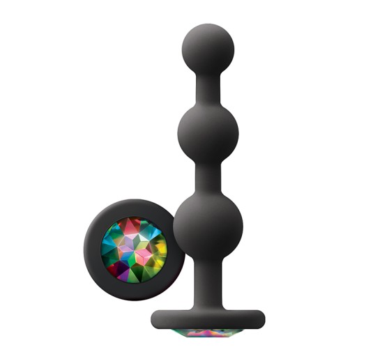 GLAMS RIPPLE RAINBOW GEM BLACK