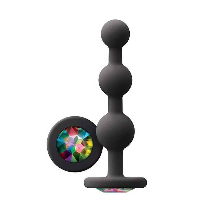 GLAMS RIPPLE RAINBOW GEM BLACK