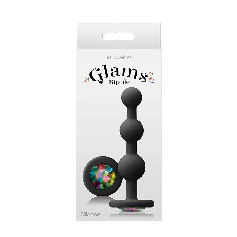 GLAMS RIPPLE RAINBOW GEM BLACK
