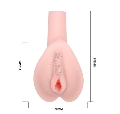 Wibrujący realistyczny masturbator cipka pochwa