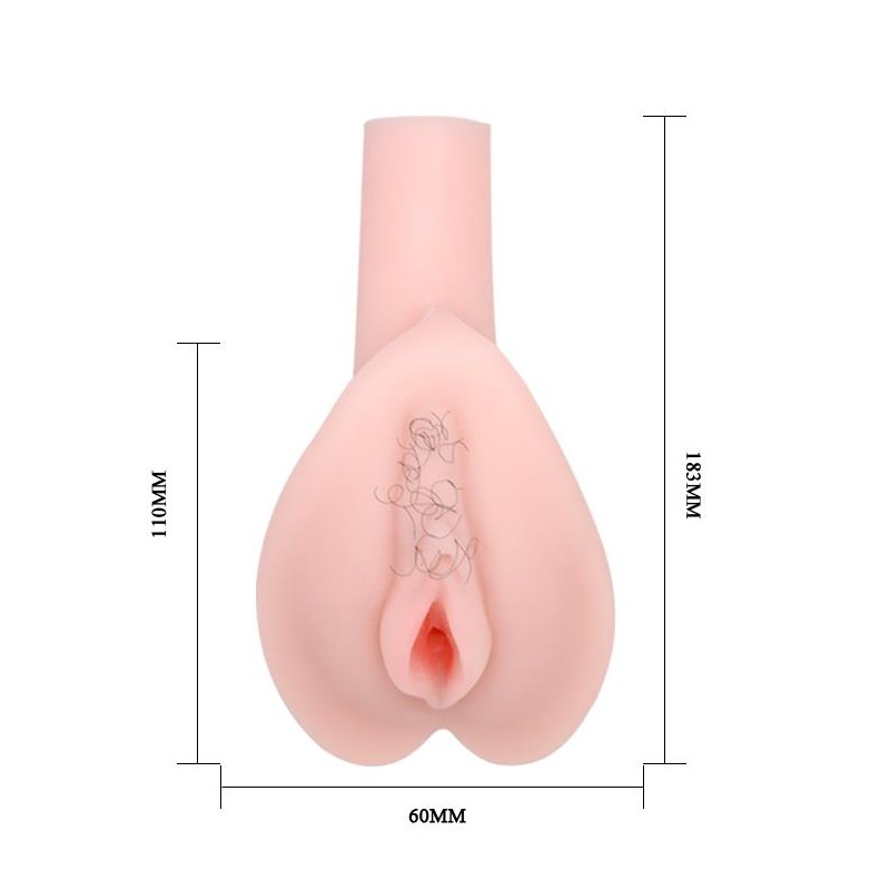 Wibrujący realistyczny masturbator cipka pochwa