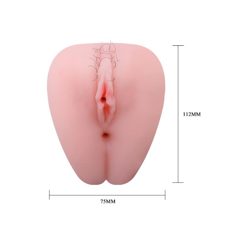 Sztuczna pochwa masturbator z zarostem anal cipka Sztuczna pochwa masturbator z zarostem anal cipka