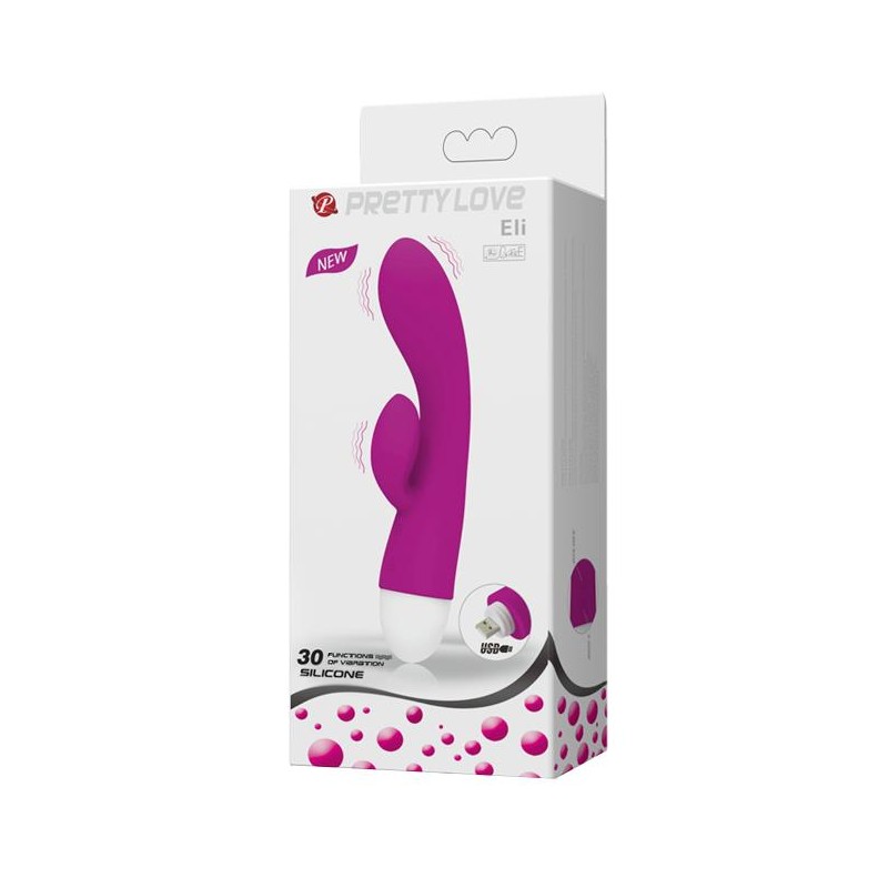 Wibrator królik punkt g masażer łechtaczki 15cm Wibrator królik punkt g masażer łechtaczki 15cm