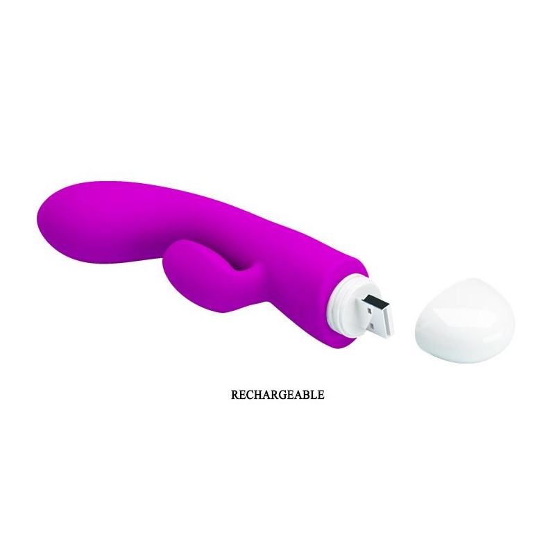 Wibrator królik punkt g masażer łechtaczki 15cm Wibrator królik punkt g masażer łechtaczki 15cm