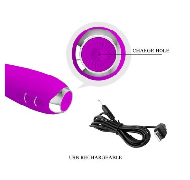 Wibrator z elektrostymulacją gspot 19cm 7trybów