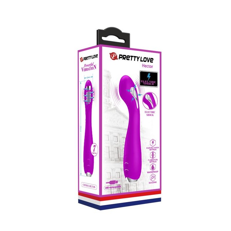 Wibrator z elektrostymulacją gspot 19cm 7trybów