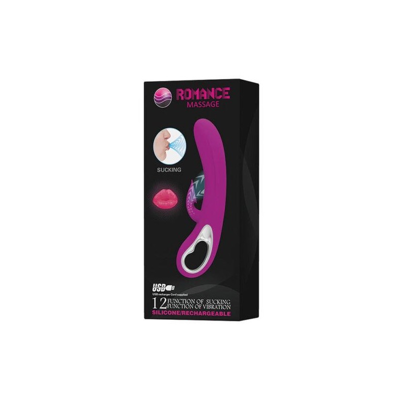 Wibrator ssący do punktu g łechtaczki 12tryb 20cm Wibrator ssący do punktu g łechtaczki 12tryb 20cm