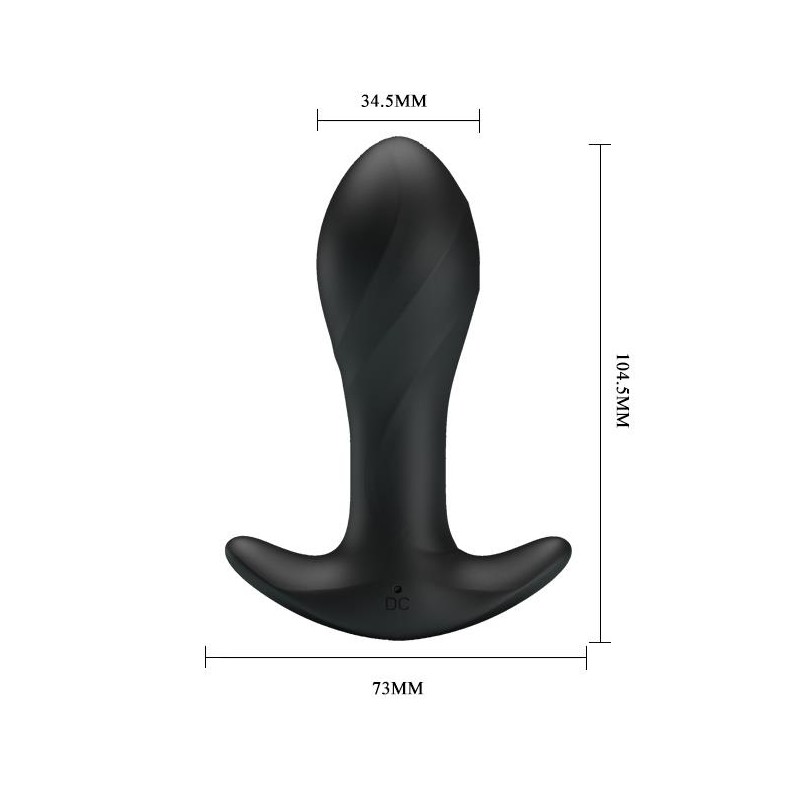 Zatyczka analna z wibracjami korek 10cm 12trybów Zatyczka analna z wibracjami korek 10cm 12trybów