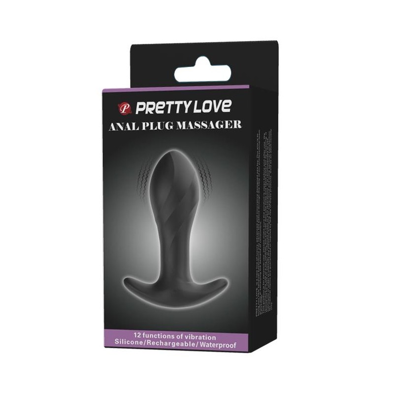 Zatyczka analna z wibracjami korek 10cm 12trybów Zatyczka analna z wibracjami korek 10cm 12trybów