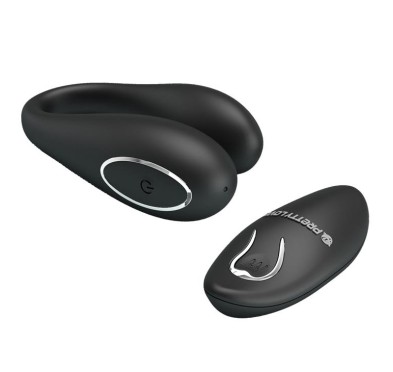 Wibrator z masażerem łechtaczki dla par z pilotem Wibrator z masażerem łechtaczki dla par z pilotem