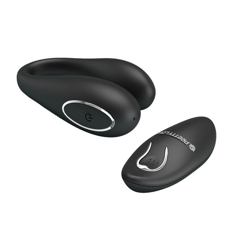 Wibrator z masażerem łechtaczki dla par z pilotem Wibrator z masażerem łechtaczki dla par z pilotem