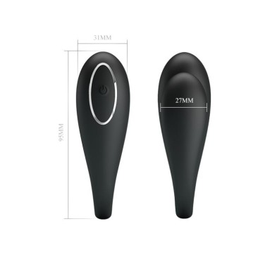 Wibrator z masażerem łechtaczki dla par z pilotem Wibrator z masażerem łechtaczki dla par z pilotem