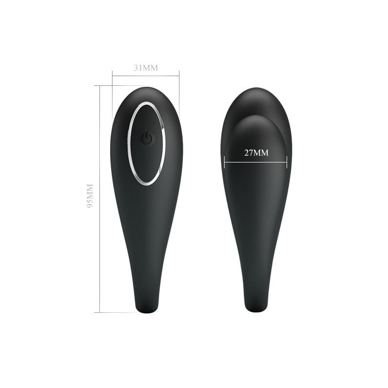 Wibrator z masażerem łechtaczki dla par z pilotem Wibrator z masażerem łechtaczki dla par z pilotem