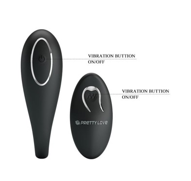 Wibrator z masażerem łechtaczki dla par z pilotem Wibrator z masażerem łechtaczki dla par z pilotem