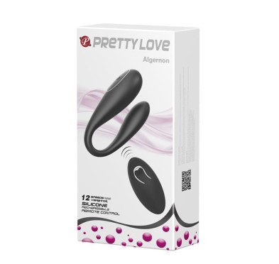 Wibrator z masażerem łechtaczki dla par z pilotem Wibrator z masażerem łechtaczki dla par z pilotem