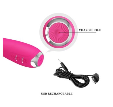 Wibrator do punktu g elektrostymulacja 19cm 7 tryb Wibrator do punktu g elektrostymulacja 19cm 7 tryb