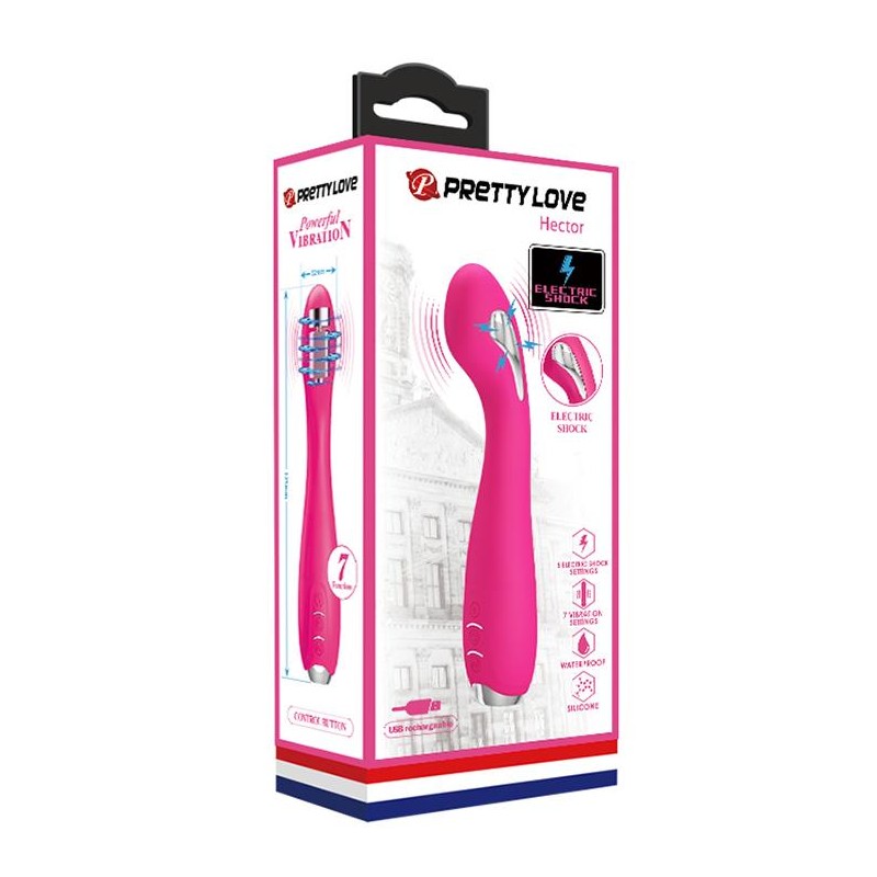 Wibrator do punktu g elektrostymulacja 19cm 7 tryb Wibrator do punktu g elektrostymulacja 19cm 7 tryb