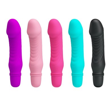 Mini silikonowy wibrator różne kolory 10 funkcji Mini silikonowy wibrator różne kolory 10 funkcji