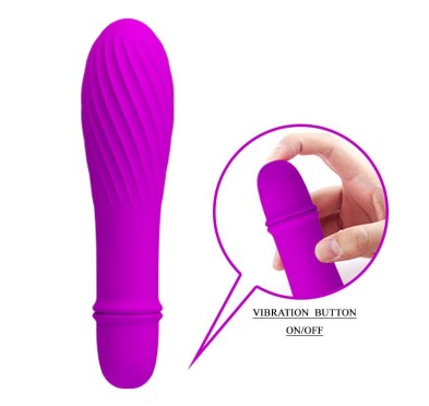 Mini silikonowy wibrator różne kolory 10 funkcji Mini silikonowy wibrator różne kolory 10 funkcji