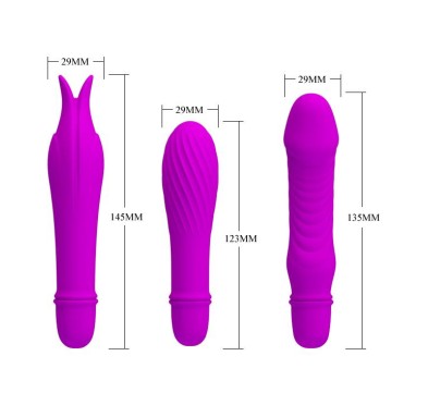 Mini silikonowy wibrator różne kolory 10 funkcji Mini silikonowy wibrator różne kolory 10 funkcji