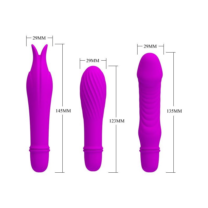 Mini silikonowy wibrator różne kolory 10 funkcji Mini silikonowy wibrator różne kolory 10 funkcji