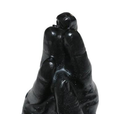 All Black Fisting Hand 18 cm