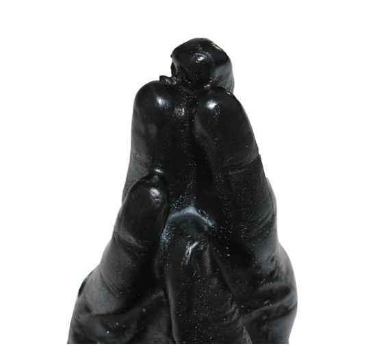 All Black Fisting Hand 18 cm