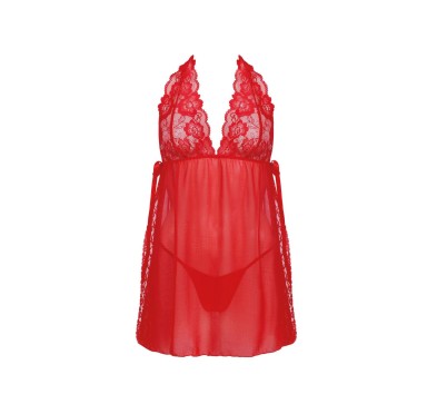 Bielizna- Belinda L/XL (Halka czerwona+ stringi)