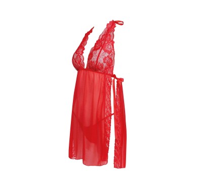 Bielizna- Belinda L/XL (Halka czerwona+ stringi)