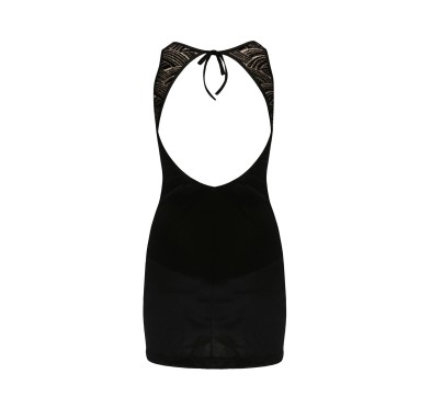 Bielizna-LARA CHEMISE black L/XL - Casmir