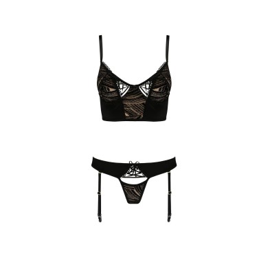 Bielizna-LARA SET black L/XL - Casmir