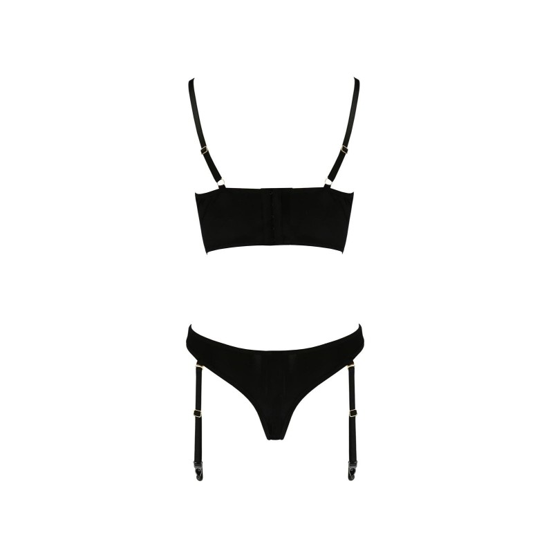 Bielizna-LARA SET black L/XL - Casmir