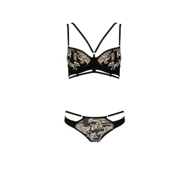 Bielizna-VICTORIA BIKINI black L/XL - Casmir