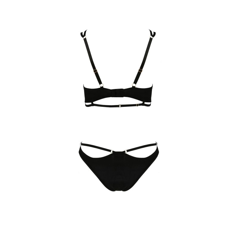 Bielizna-VICTORIA BIKINI black L/XL - Casmir
