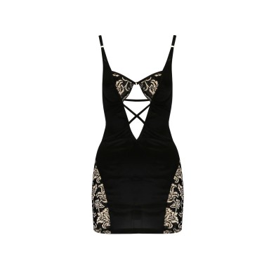 Bielizna-VICTORIA CHEMISE black XXL/XXXL - Casmir Bielizna-VICTORIA CHEMISE black XXL/XXXL - Casmir