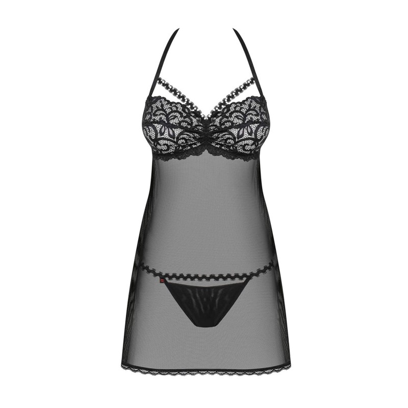 Koszulka babydoll stringi sex komplet joylace l/xl Koszulka babydoll stringi sex komplet joylace l/xl