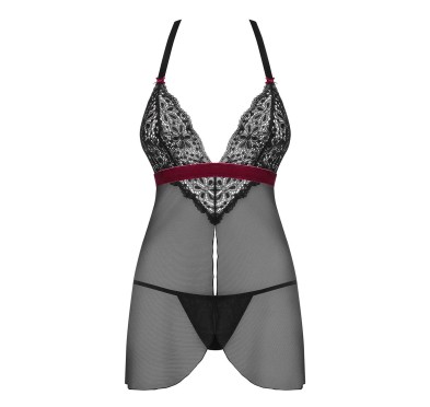 Koronkowa koszulka stringi sex komplet rossita s/m Koronkowa koszulka stringi sex komplet rossita s/m