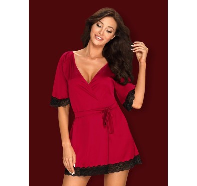 Szlafrok koronka bielizna erotyczna sensuelia l/xl Szlafrok koronka bielizna erotyczna sensuelia l/xl