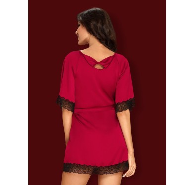 Szlafrok koronka bielizna erotyczna sensuelia l/xl Szlafrok koronka bielizna erotyczna sensuelia l/xl