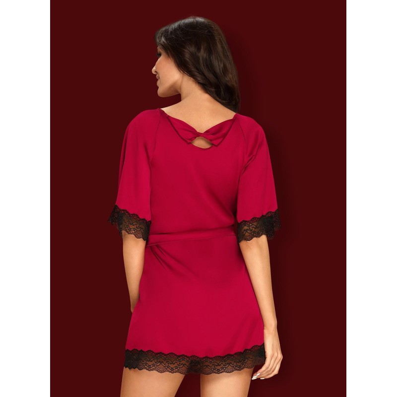 Szlafrok koronka bielizna erotyczna sensuelia l/xl Szlafrok koronka bielizna erotyczna sensuelia l/xl