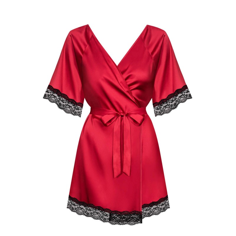 Szlafrok koronka bielizna erotyczna sensuelia l/xl Szlafrok koronka bielizna erotyczna sensuelia l/xl