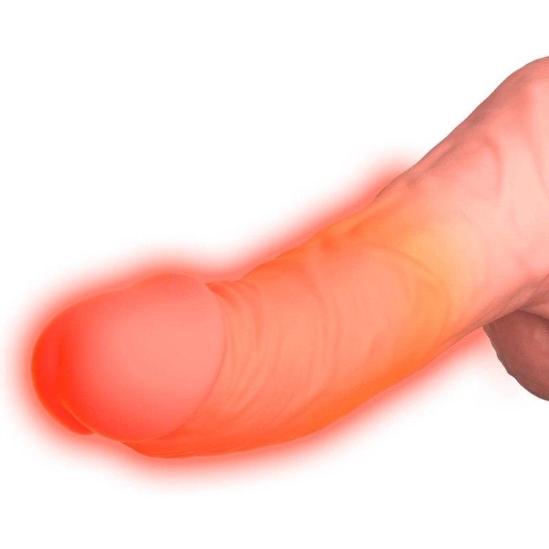 Wibrator Grzejący KCP 6.5 Thrusting Cock with Ba Wibrator Grzejący KCP 6.5 Thrusting Cock with Ba