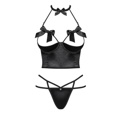 Sex komplet półgorset stringi choker delishya l/xl Sex komplet półgorset stringi choker delishya l/xl